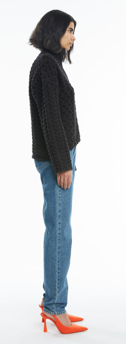Oval Square Great Knit Zip